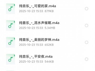 花了6个晚上熬夜整理的，宝宝催眠曲（一共13首）