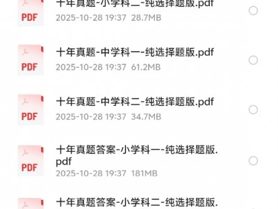 花了99买来的10年教资真题汇编【小学】